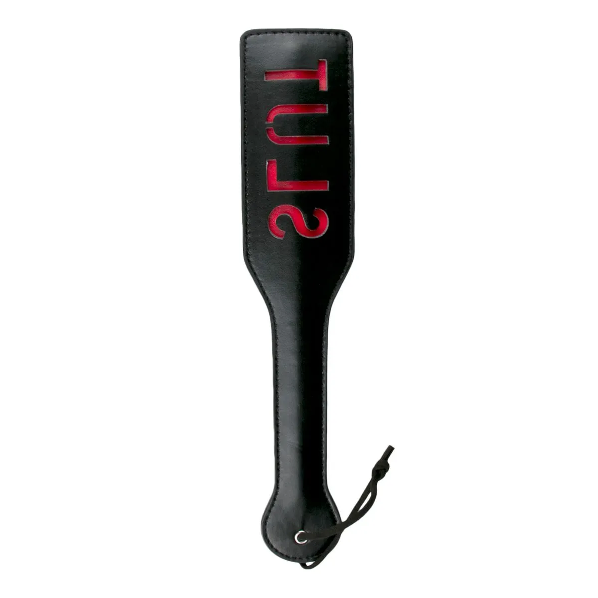Easytoys Fetish Collection - Leather Paddle Slut Zwart (1 stuk)