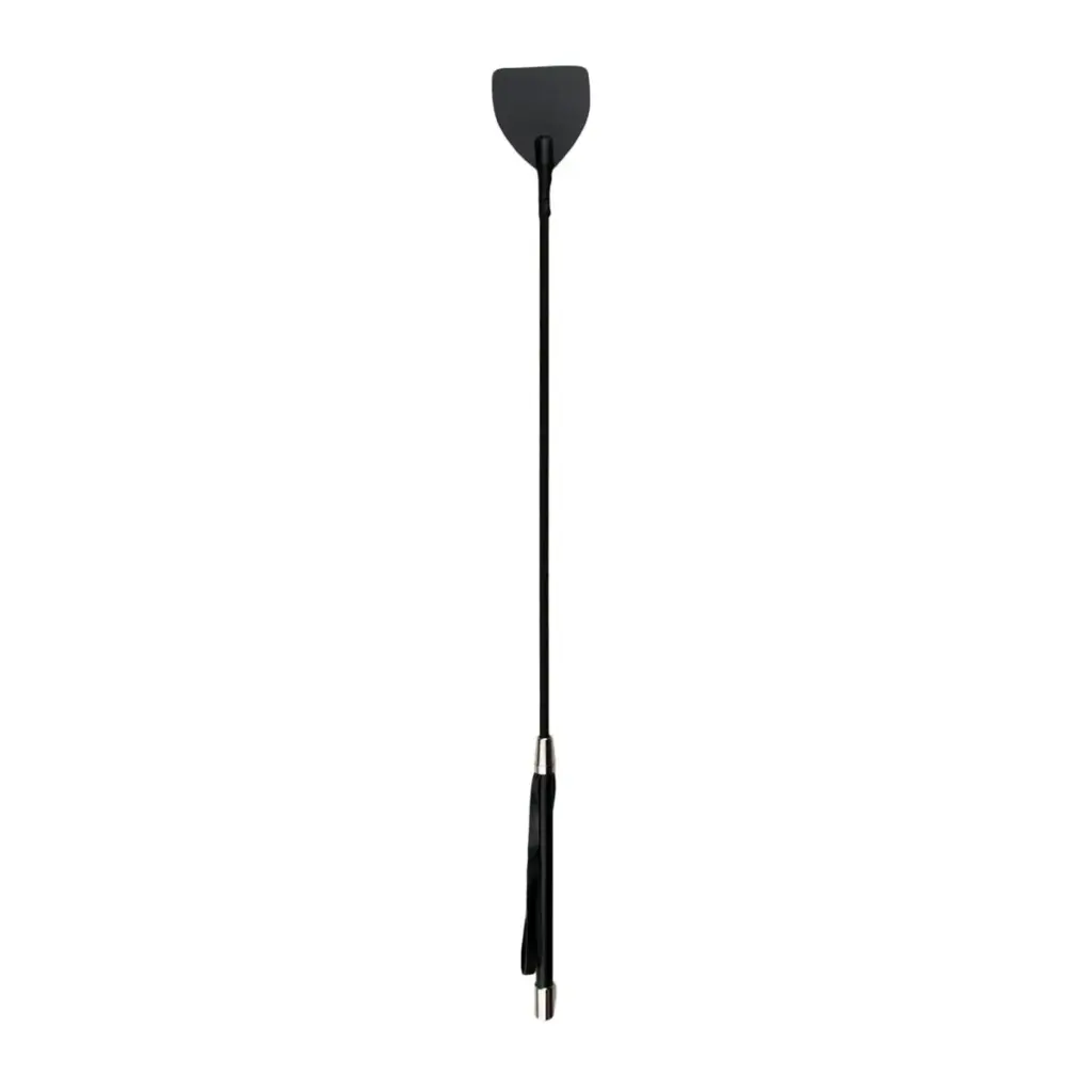 Easytoys Fetish Collection Black Leather Whip Zwart (1 stuk)