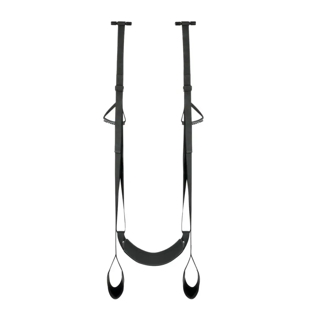 Easytoys Fetish Collection - Leg & Bum Support Over The Door Swing Zwart (1 stuk)