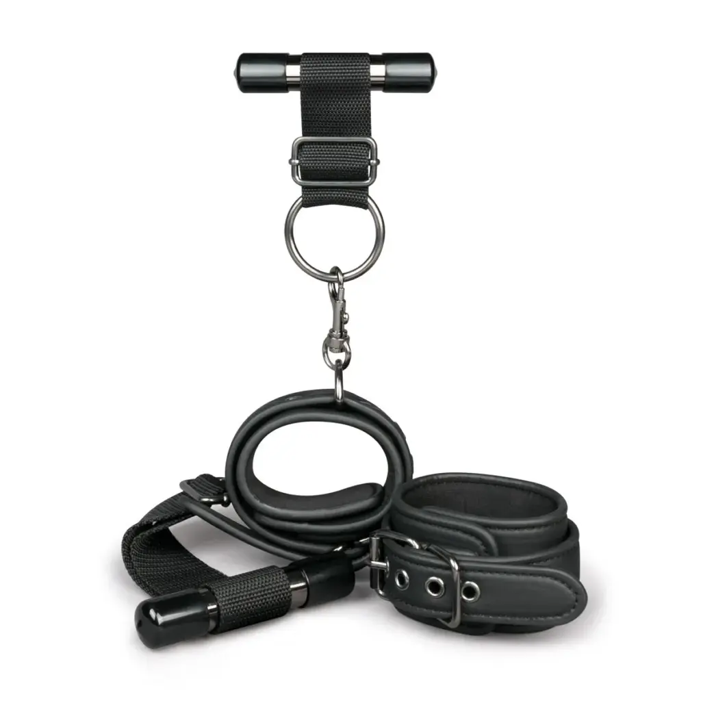 Easytoys Fetish Collection - Over the Door Wrist Cuffs Zwart (1 stuk)