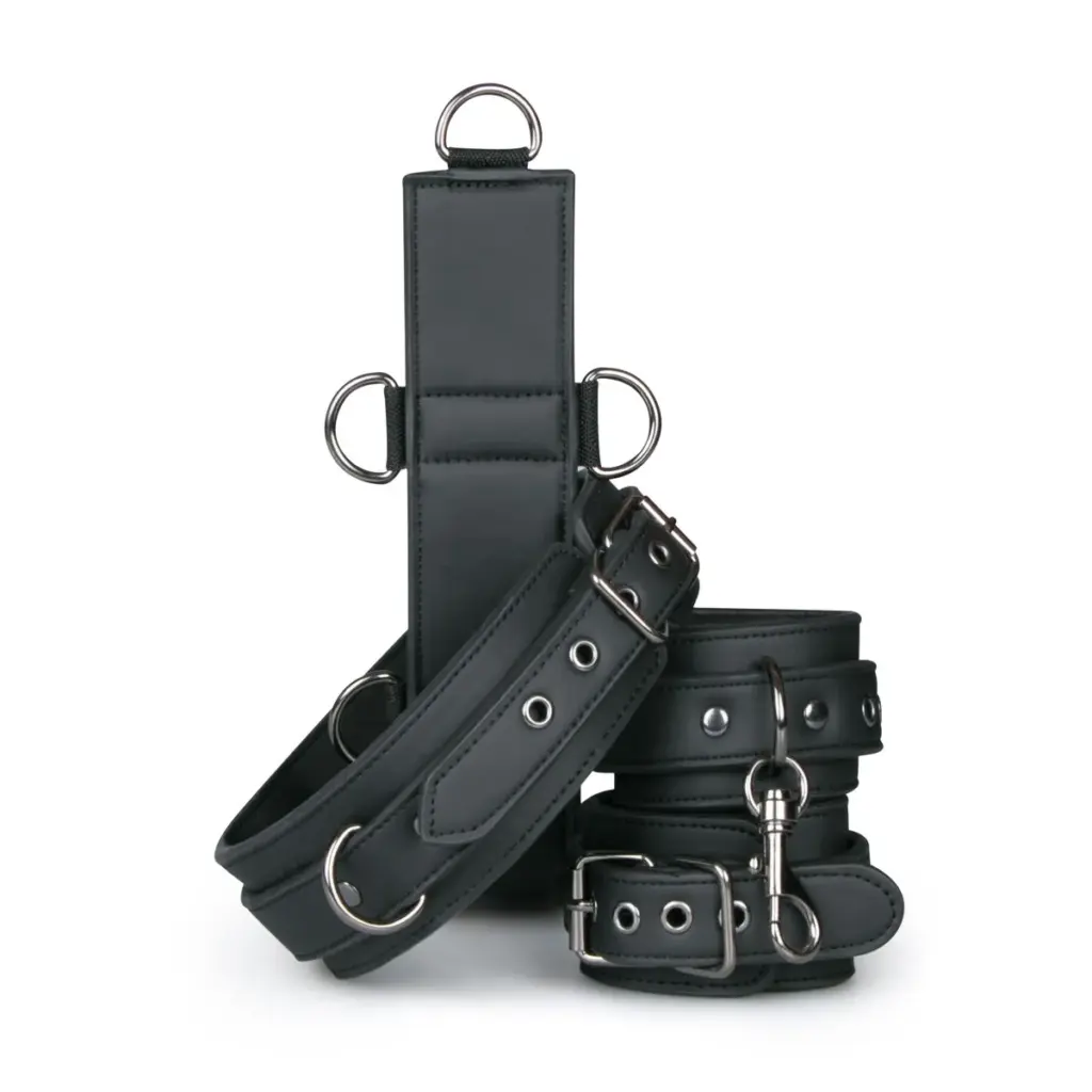 Easytoys Fetish Collection - Neck and Wrist Restraint Zwart (1 stuk)