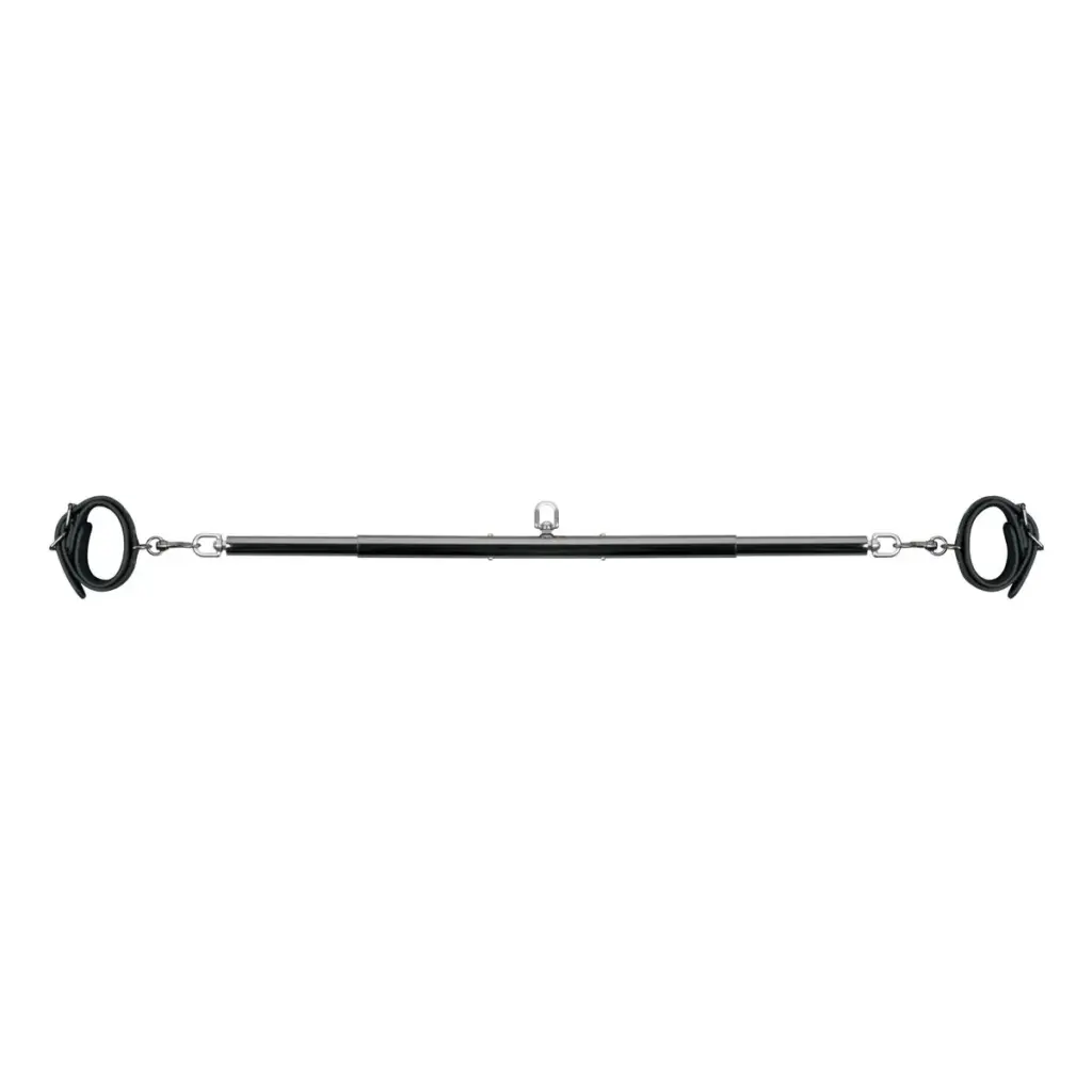 Easytoys Fetish Collection - Expander Spreader Bar and Cuffs Set Zwart (1 stuk)