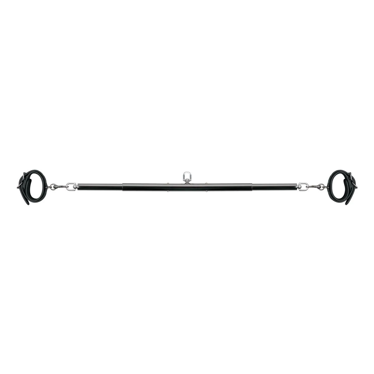 Easytoys Fetish Collection - Expander Spreader Bar and Cuffs Set Zwart (1 stuk)