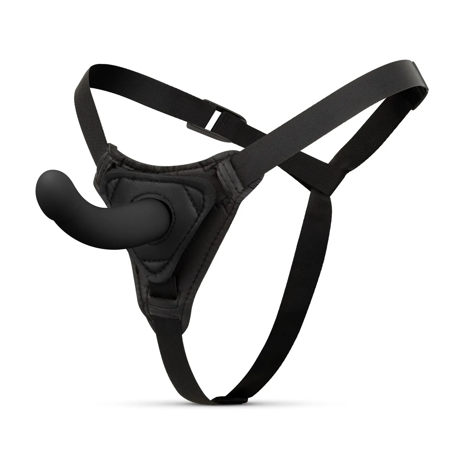 Easytoys Fetish Collection - Silicone Strap-On Smooth Zwart (1 stuk)