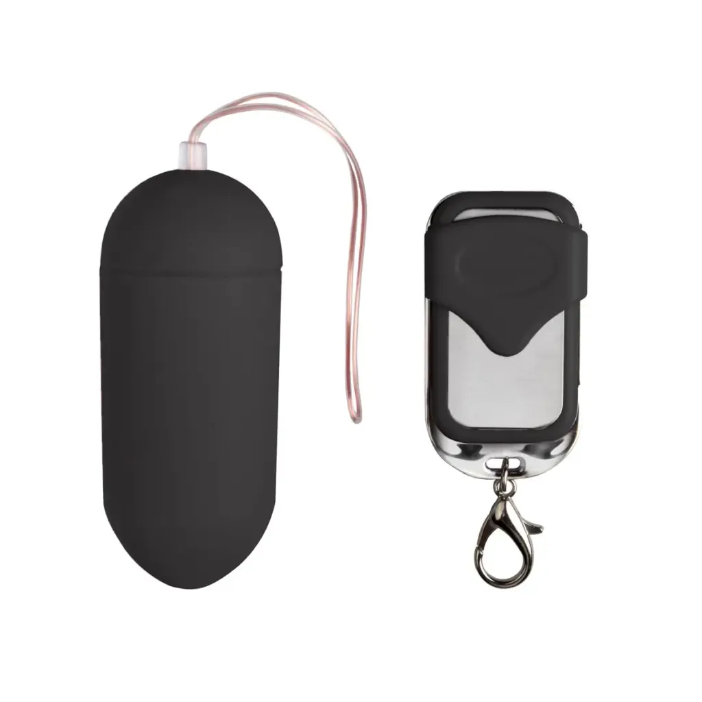 Easytoys Mini Vibe Collection - Vibrating Egg with Remote Control Zwart (1 stuk)