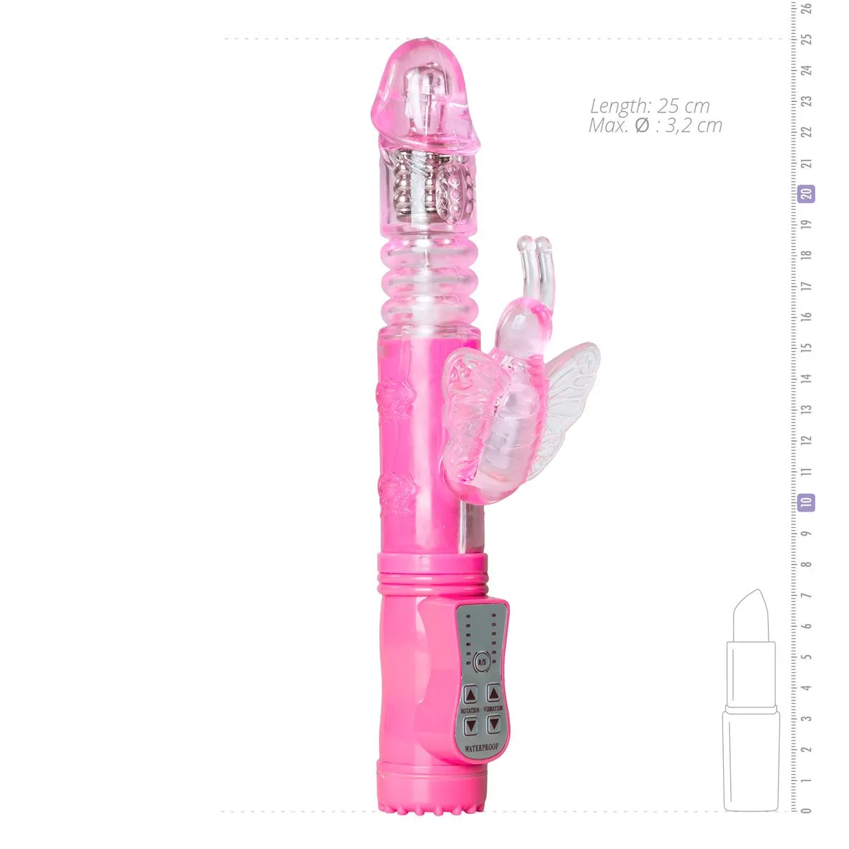 Easytoys Vibe Collection - Butterfly Vibrator Roze (1 stuk) - image 5