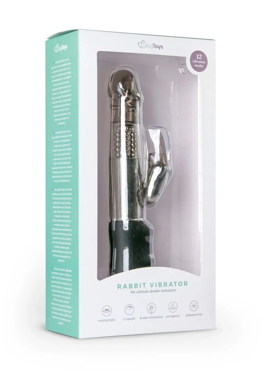 Easytoys Vibe Collection - Rabbit Vibrator Zwart (1 stuk)