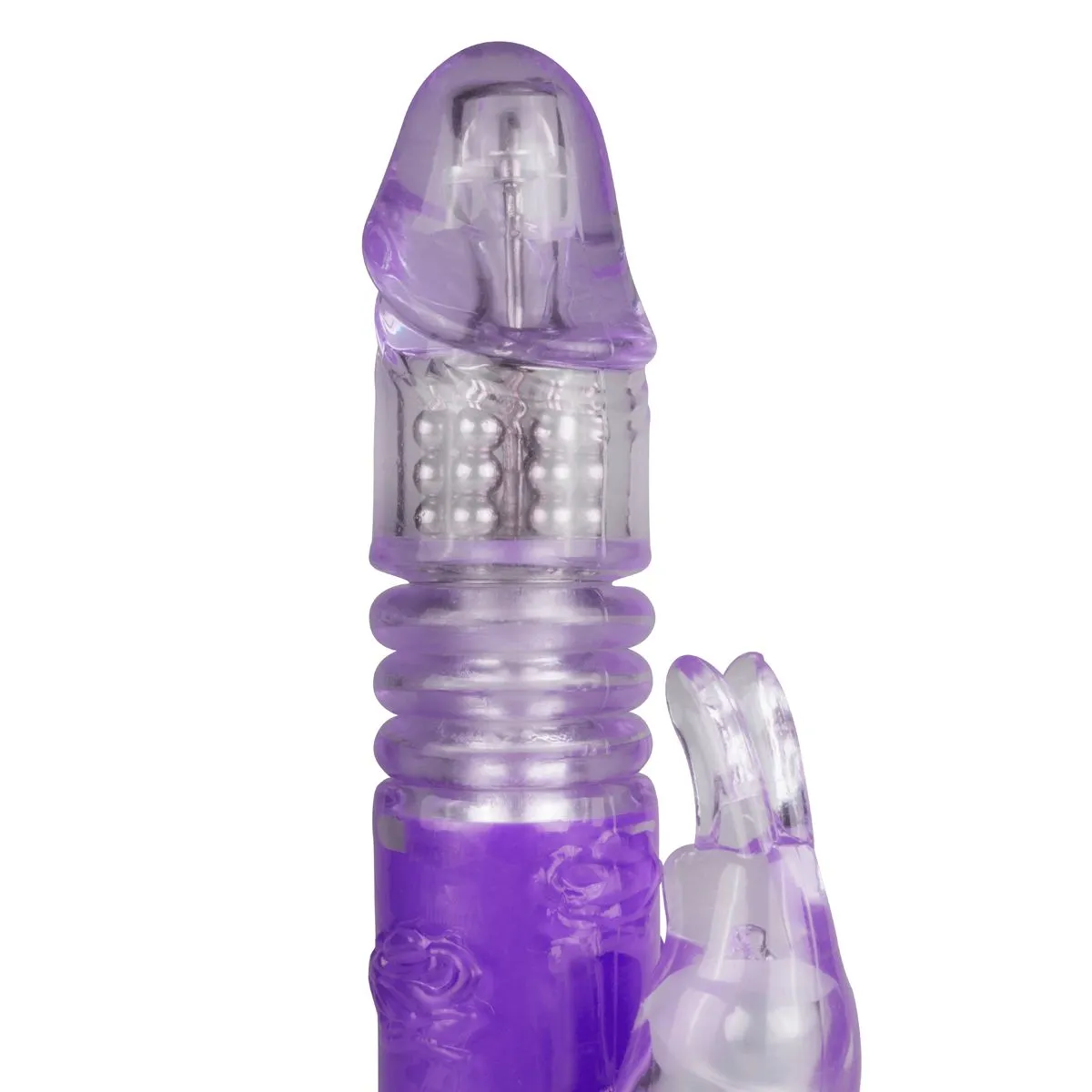 Easytoys Vibe Collection - EasyToys Thrusting Rabbit Vibrator Paars (1 stuk)