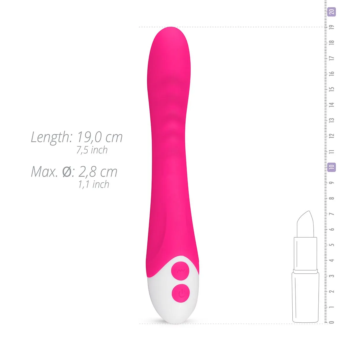 Easytoys Vibe Collection - Lunar Vibe Vibrator Roze (1 stuk) - image 4