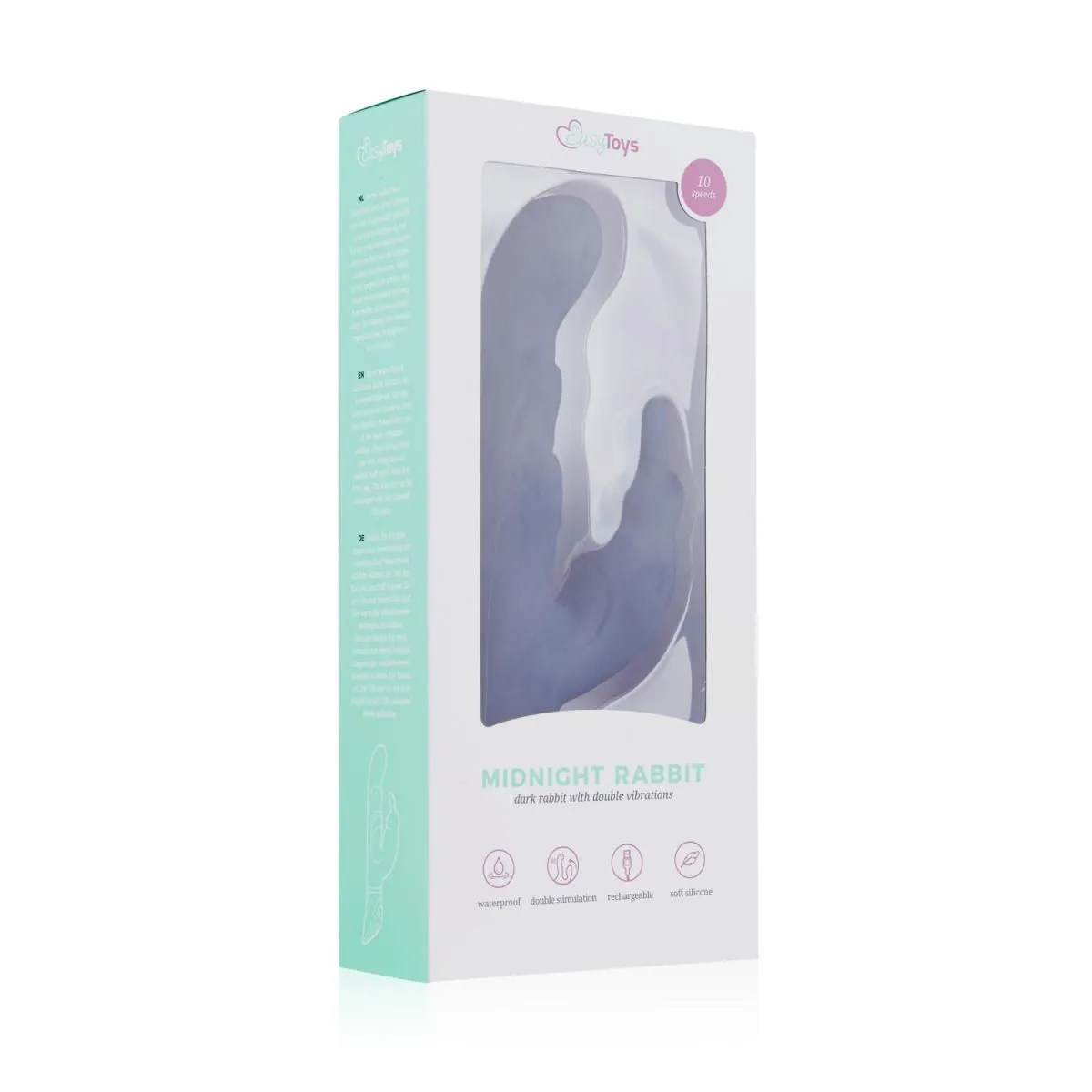 Easytoys Vibe Collection - Midnight Rabbit Vibrator Blauw (1 stuk) - image 8