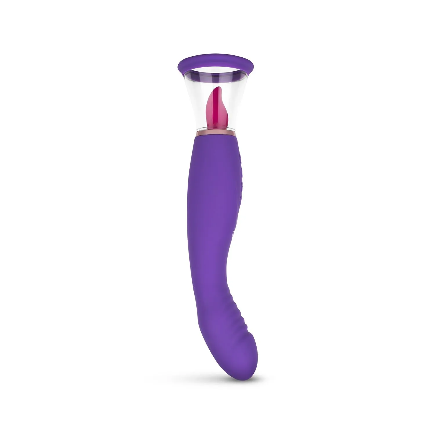 Easytoys Vibe Collection - Pleasure Pump with G-Spot Vibrator Paars (1 stuk) - image 2