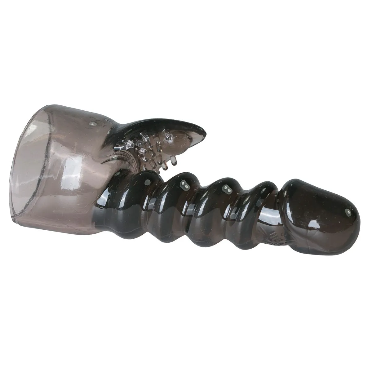 Easytoys Wand Collection - Spiral Wand Attachment Zwart transparant (1 stuk) - image 2