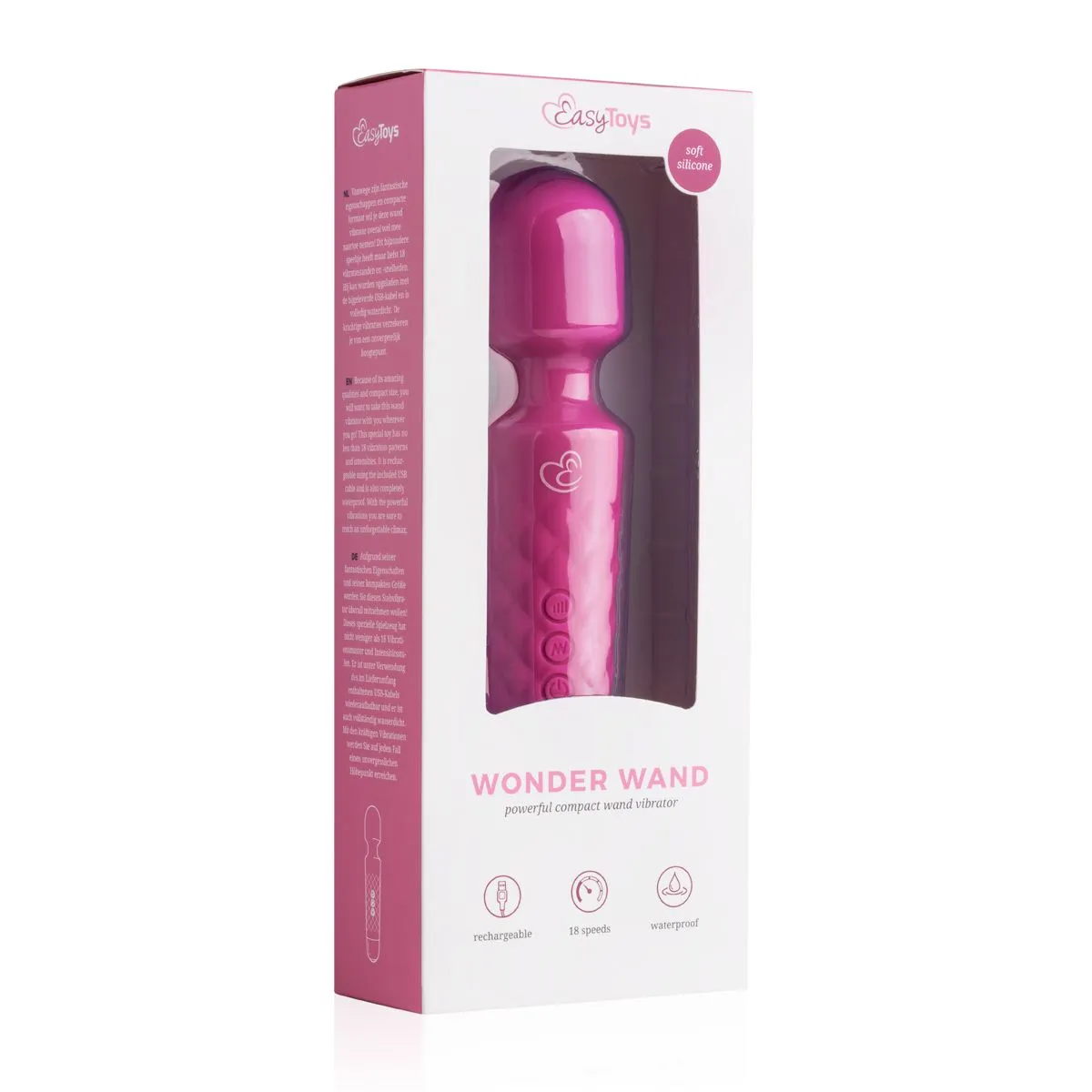 Easytoys Wand Collection - Mini Wand Vibrator Roze (1 stuk) - image 5