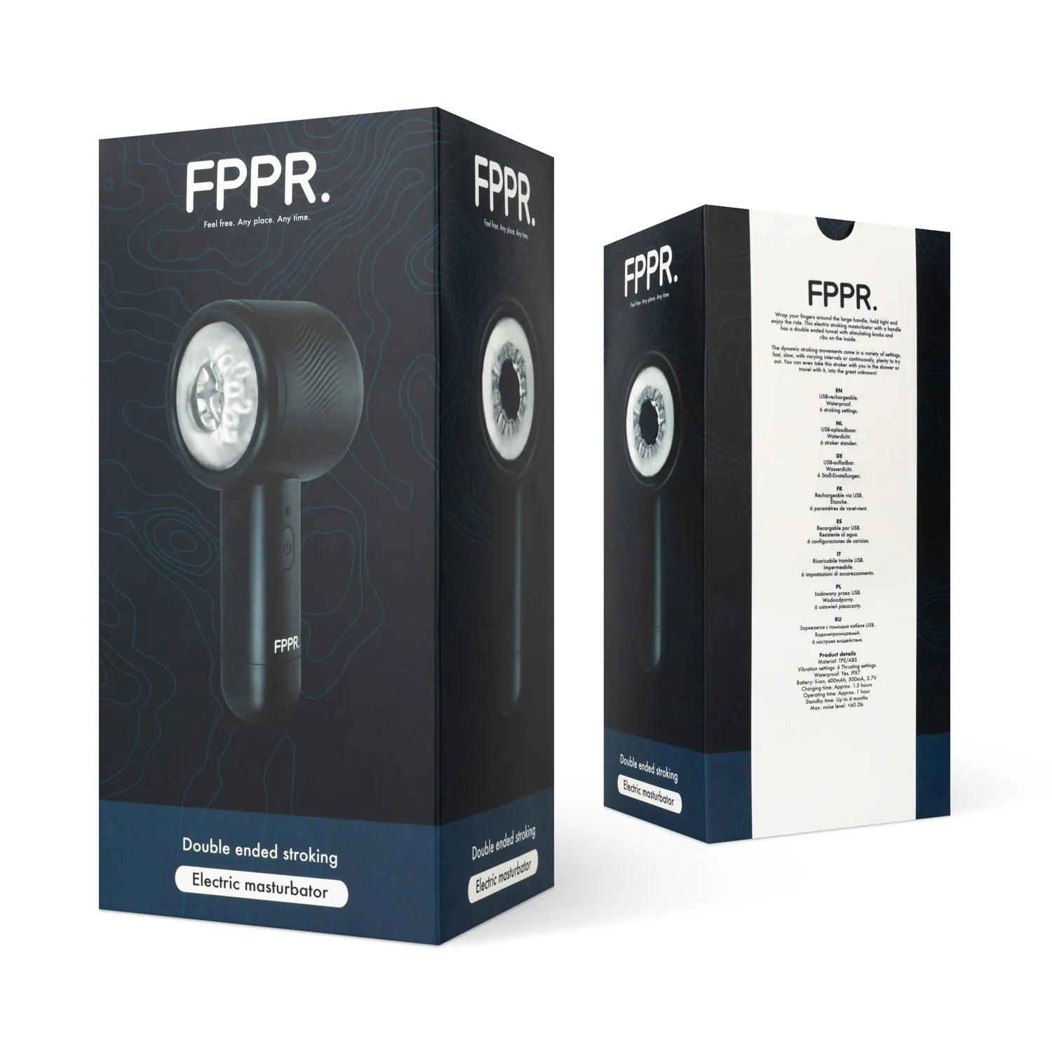 FPPR. - Electric Blowjob Stroker Blauw (1 stuk)