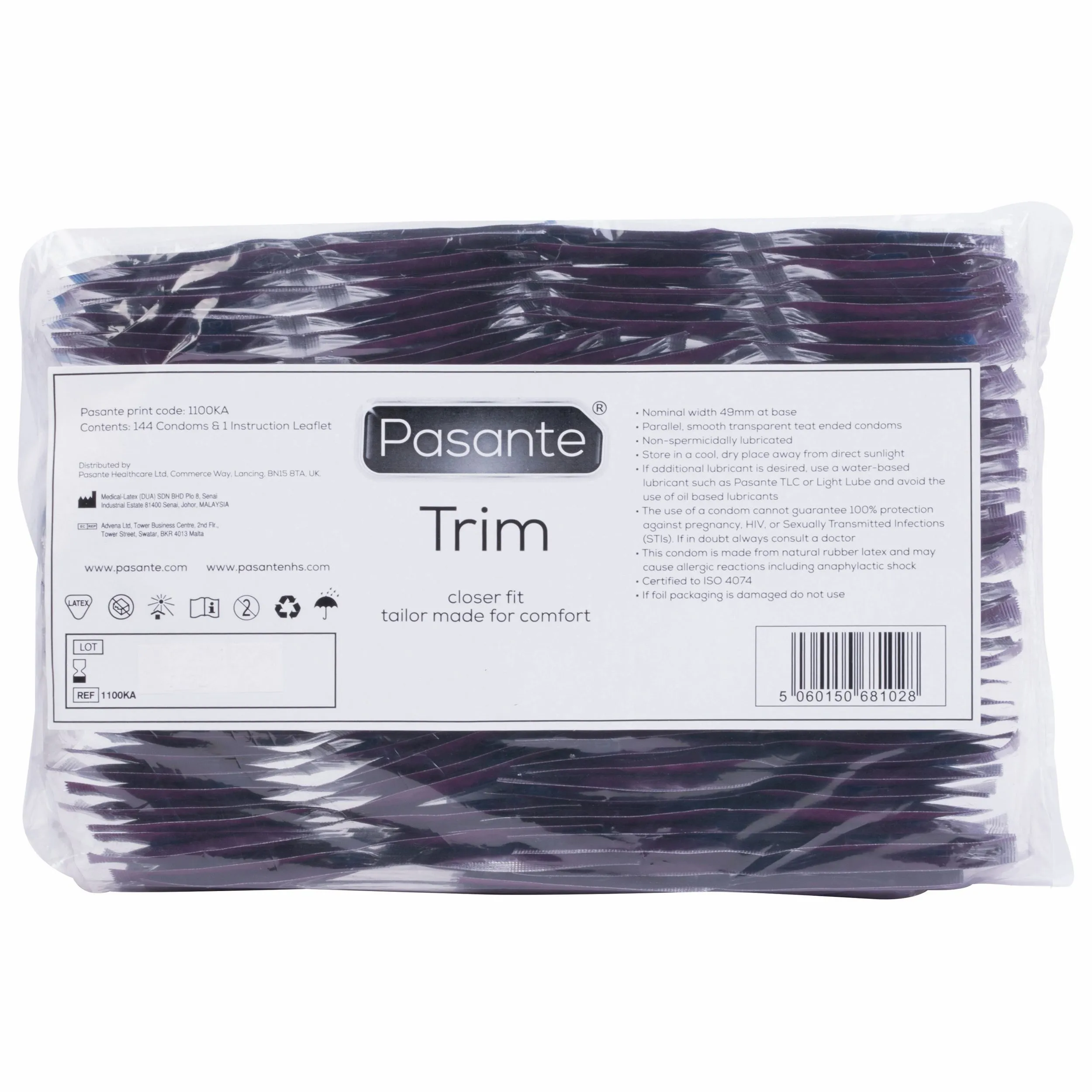 Pasante - Trim Condoms  (144 stuks)