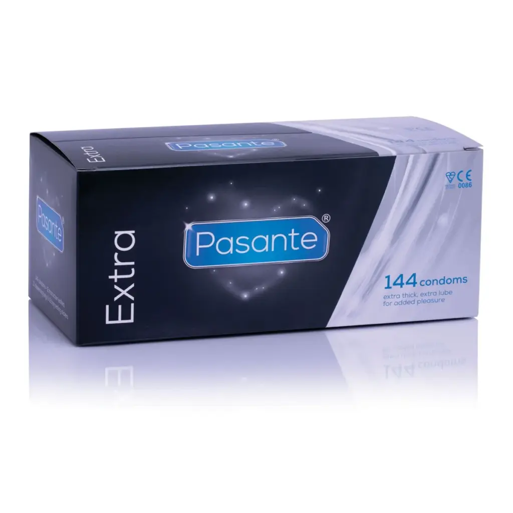 Pasante - Extra Condoms Transparant (144 stuks)