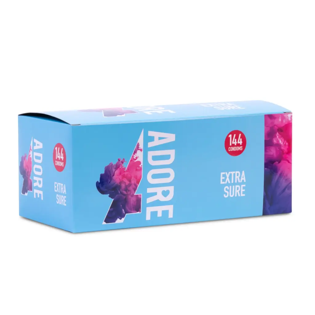 Pasante - Adore Extra Sure Condoms Transparant (144 stuks)