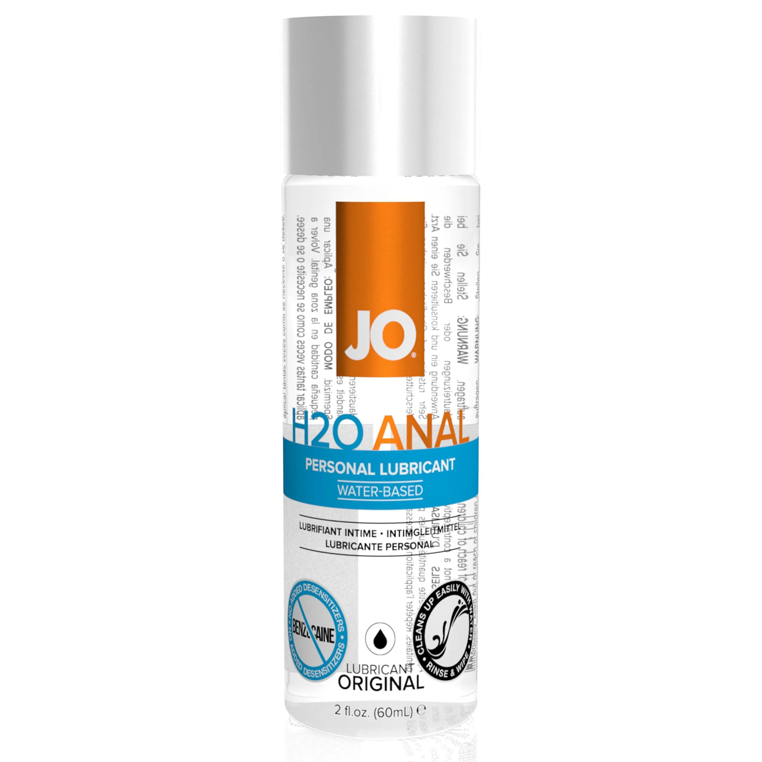 System JO - Anal H2O Lubricant Transparant (60 ml)