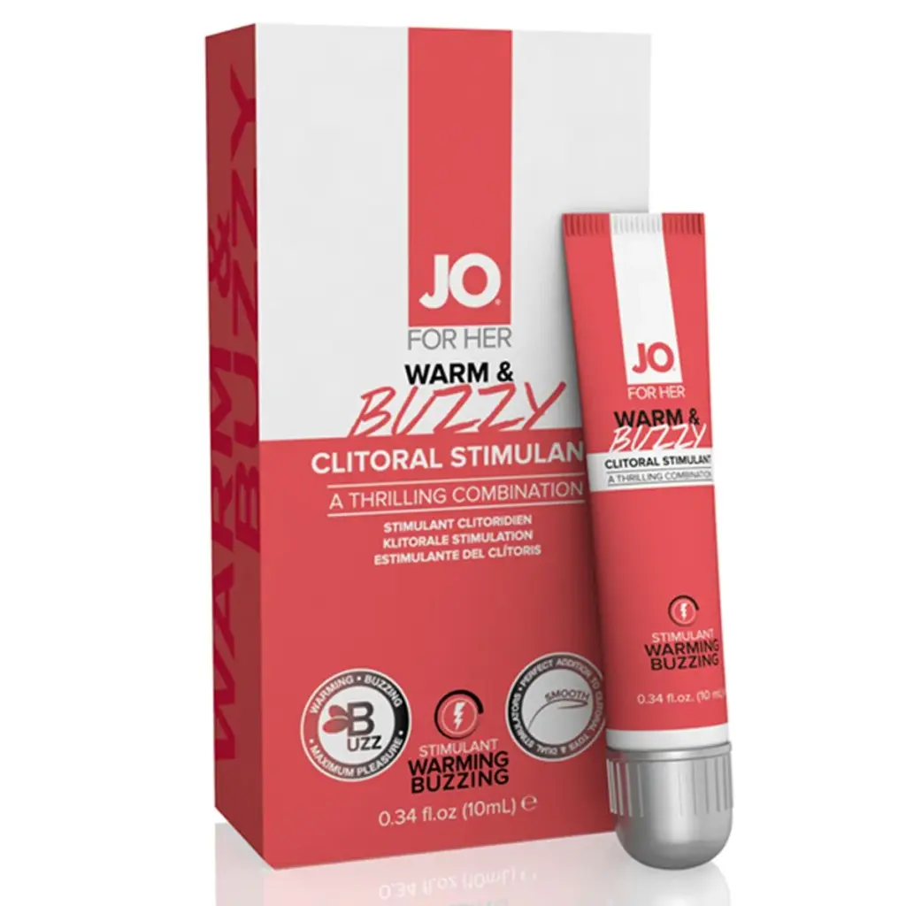 System JO - For Her Clitoral Stimulant Warming Warm & Buzzy  (10 ml)