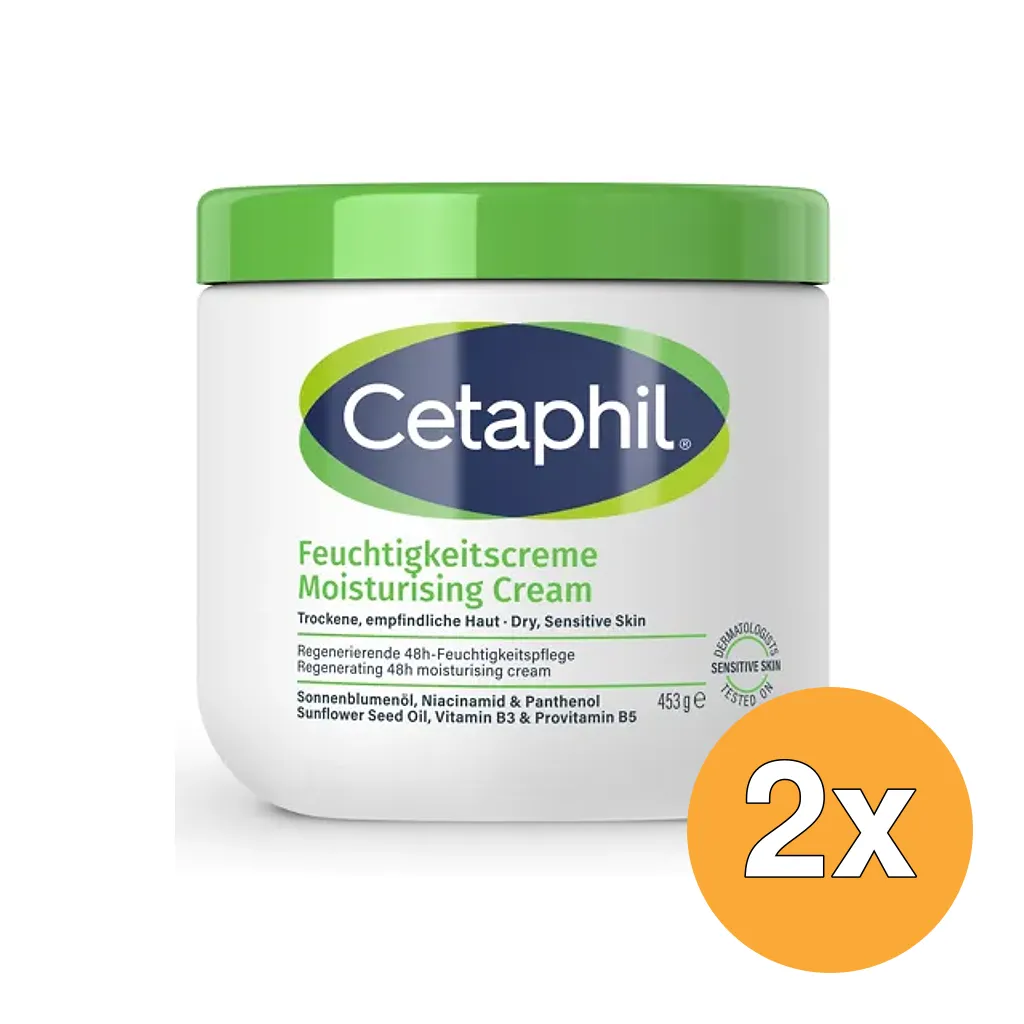 2x Cetaphil Hydraterende Crème (453 gr)