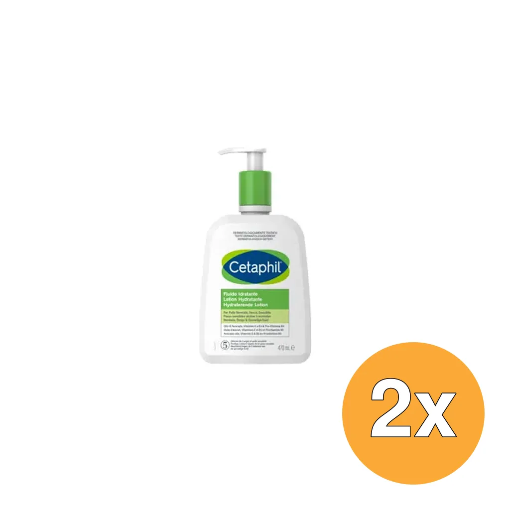 2x Cetaphil Hydraterende Lotion (470 ml)