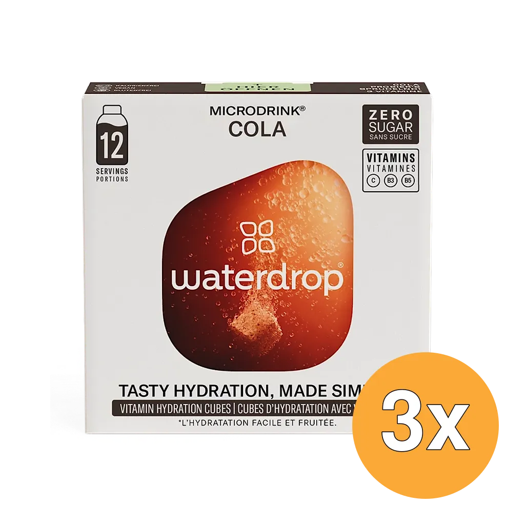 3x Waterdrop Microdrink Cola (12 stuks)