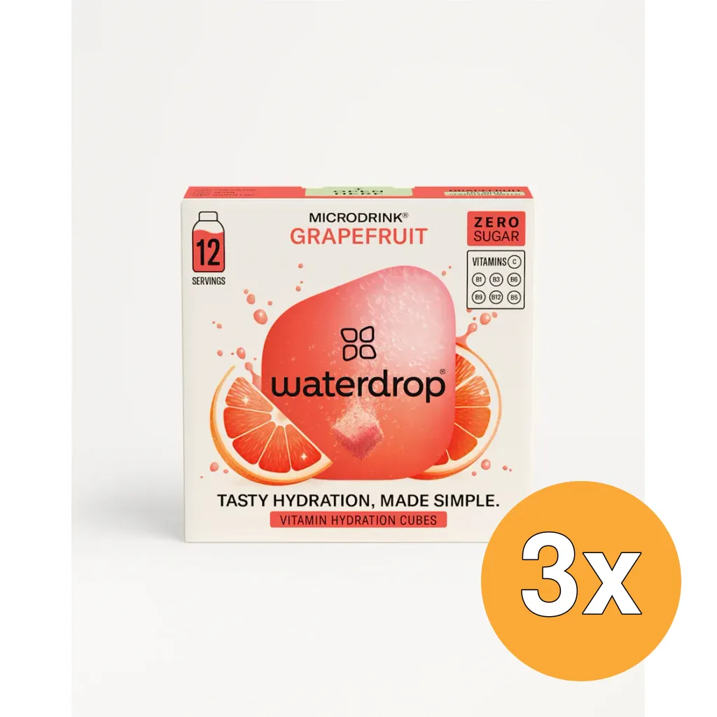 3x Waterdrop Microdrink Summer Grapefruit (12 stuks)