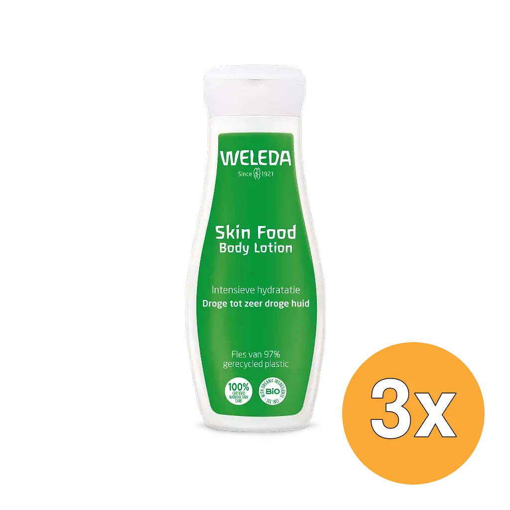 3x Weleda Skin Food Bodylotion (200 ml)