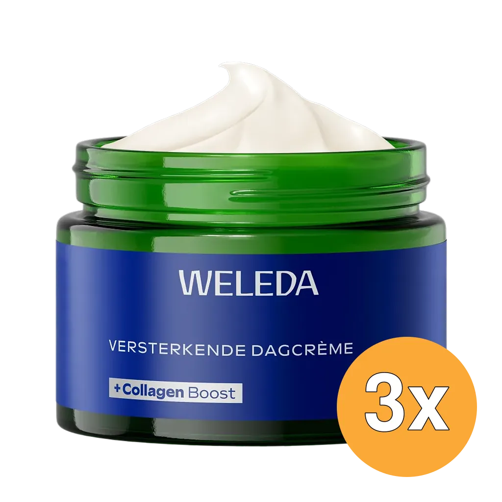 3x WELEDA Blauwe Gentiaan & Edelweiss versterkende dagcreme (40 ml)
