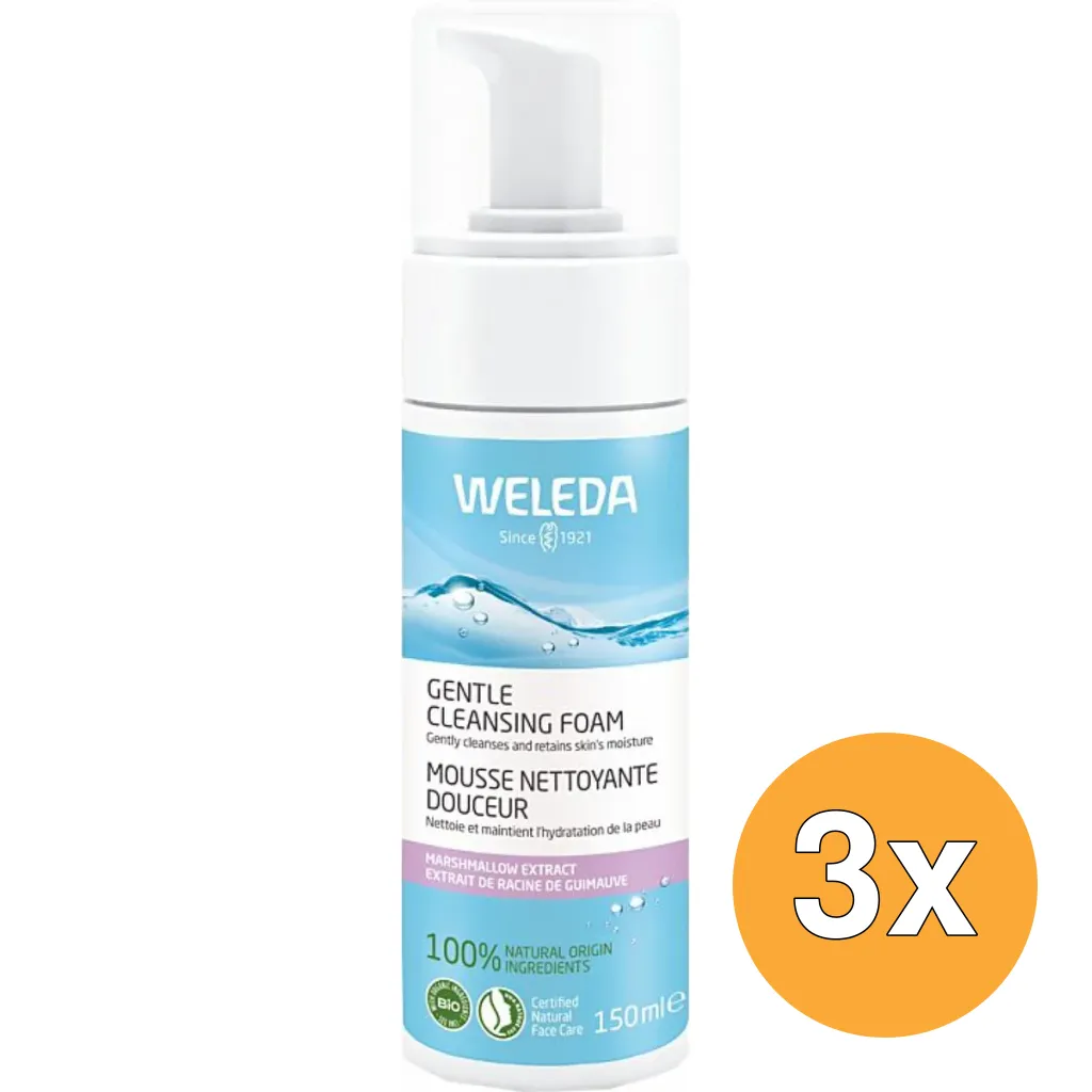 3x WELEDA Reinigingsmouse Mild Bio (250 ml)