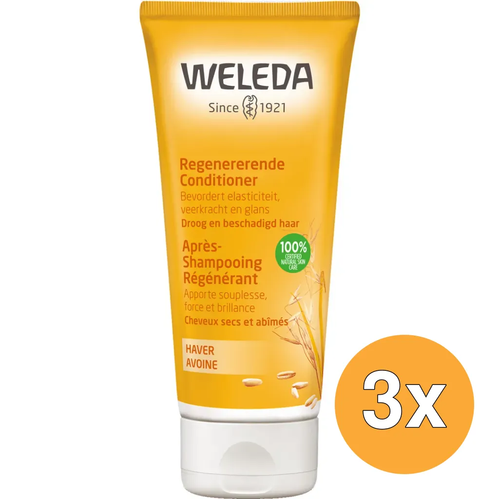 3x WELEDA Haver herstellende conditioner (200 ml)