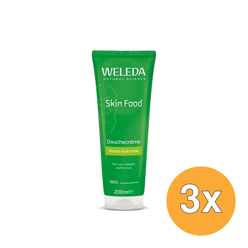 3x Weleda Skin Food Douchecreme (200 ml)