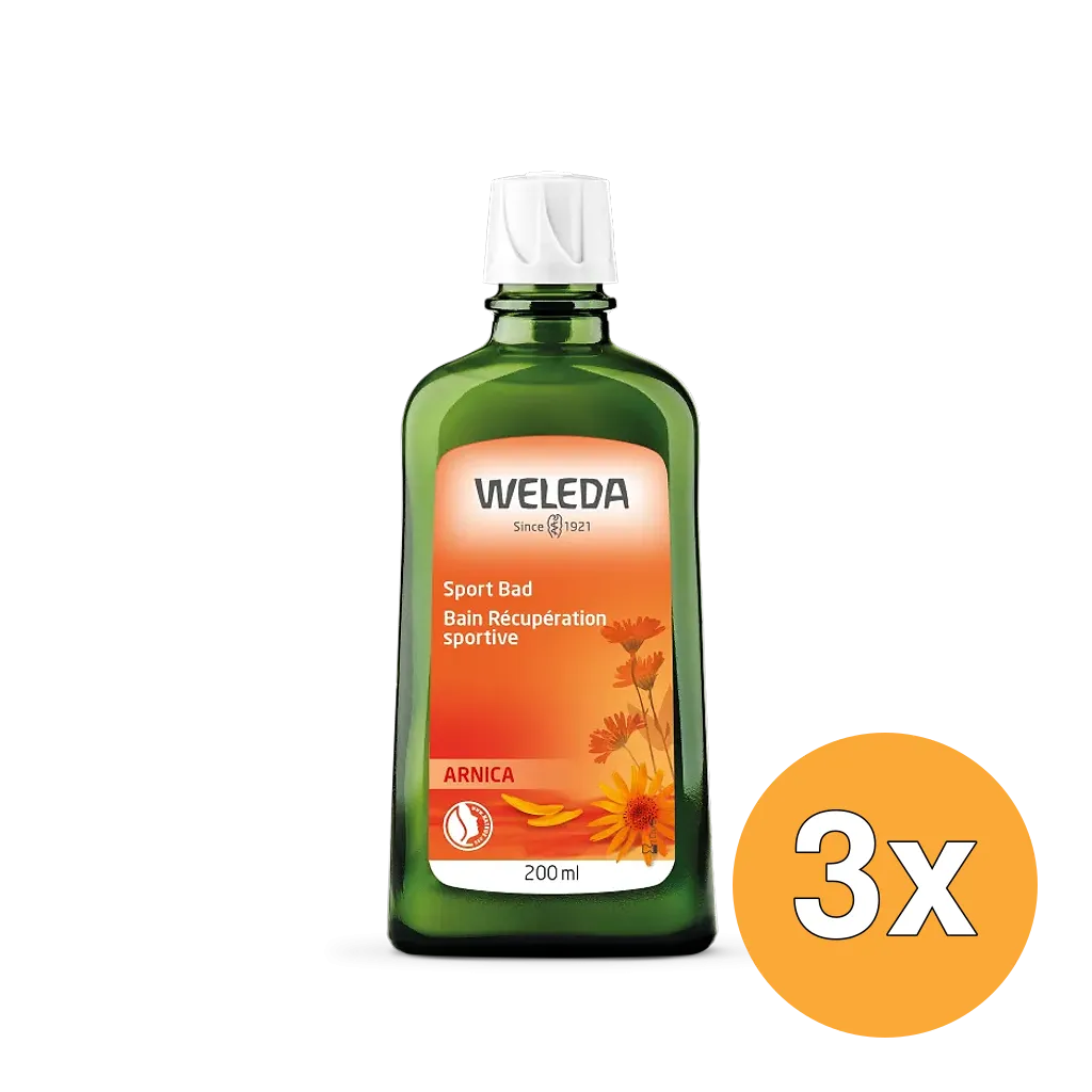 3x WELEDA Arnica sport bad (200 ml)