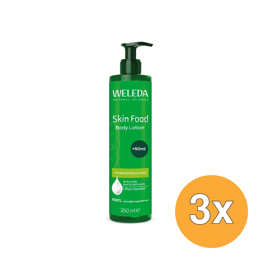 3x WELEDA Skin Food Body Lotion (250 ml)
