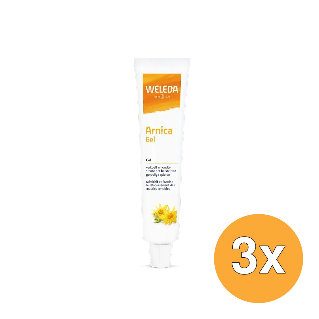 3x WELEDA Arnica gel (25 gr)