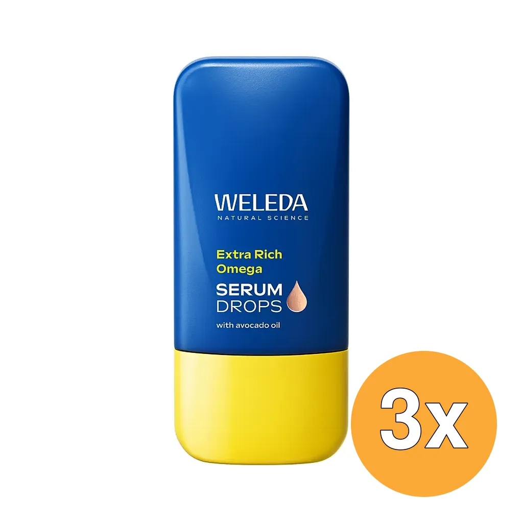 3x WELEDA Omega Boost Serum Drops (30 ml)