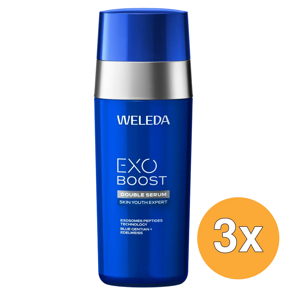 3x Weleda Exo Boost Double Serum Blauwe Gentiaan (30 ml)