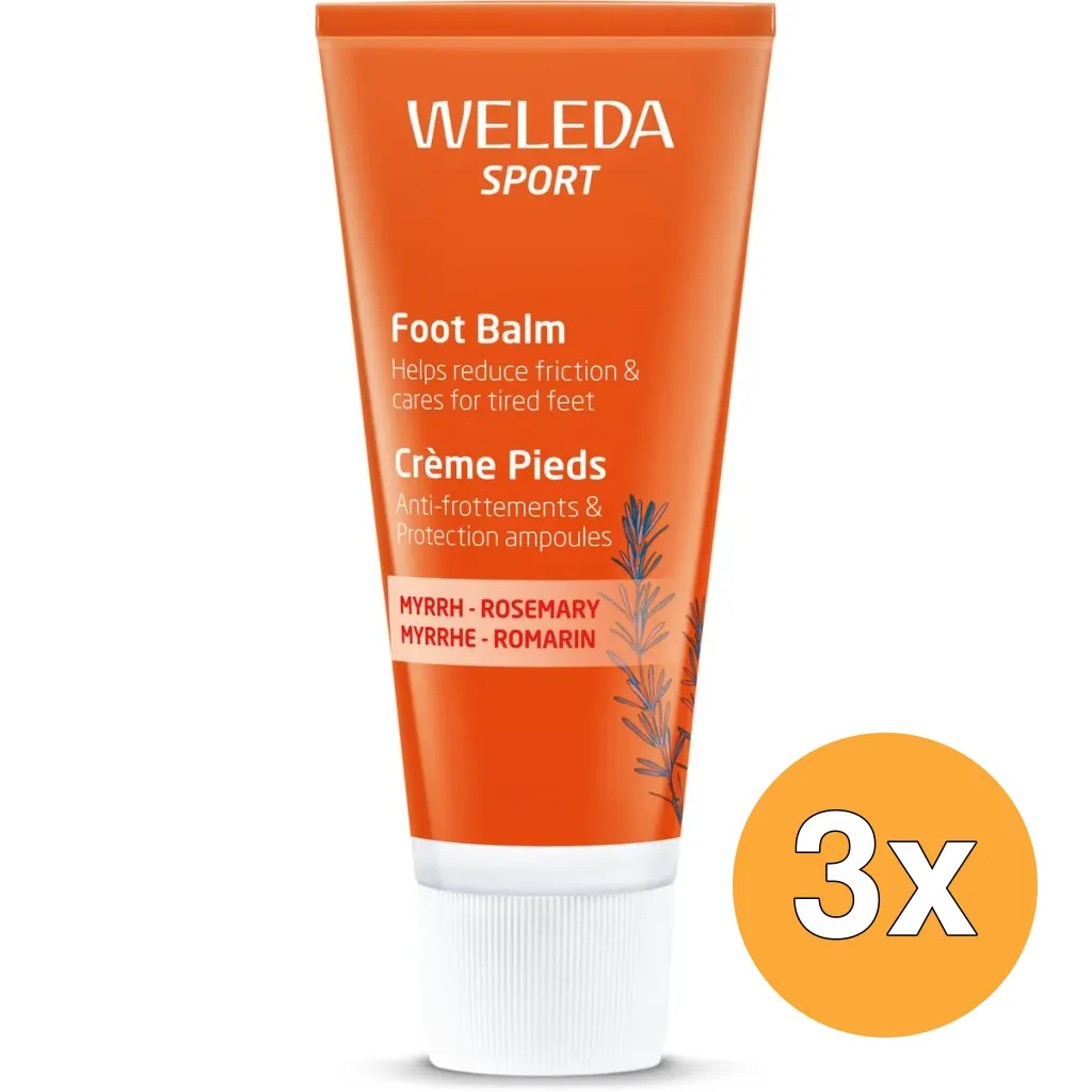 3x Weleda Sport Voetbalsem (75 ml)