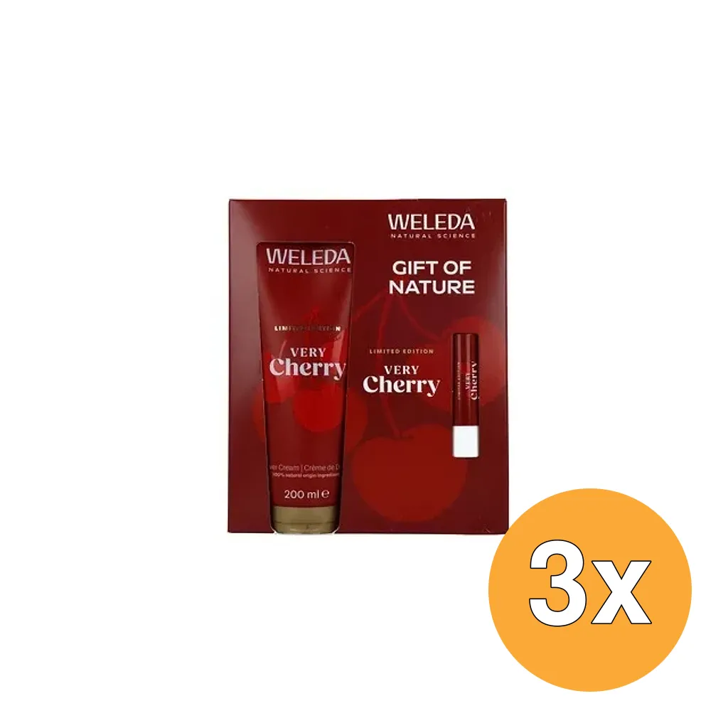 3x Weleda Gift of Nature Giftset Very Cherry Limited Edition (1 set)