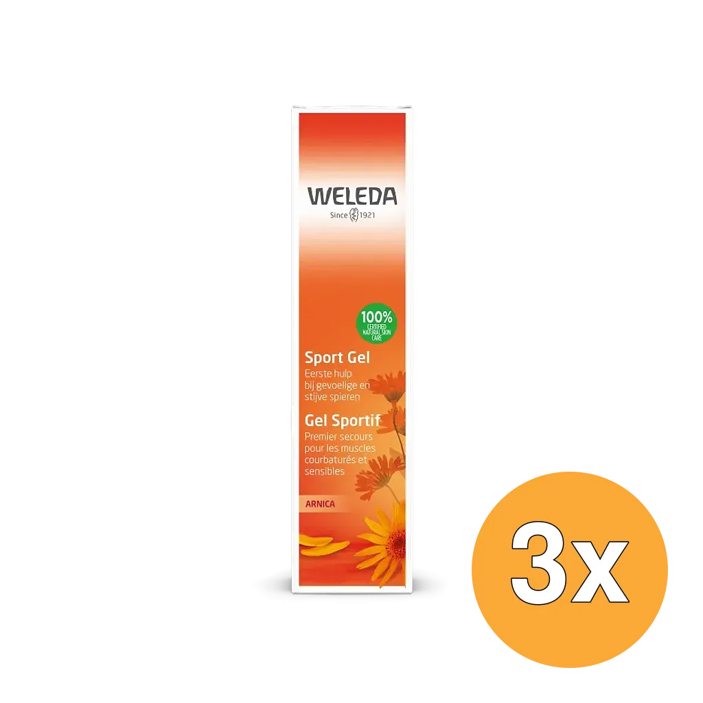 3x WELEDA Arnica sport gel (25 gr)