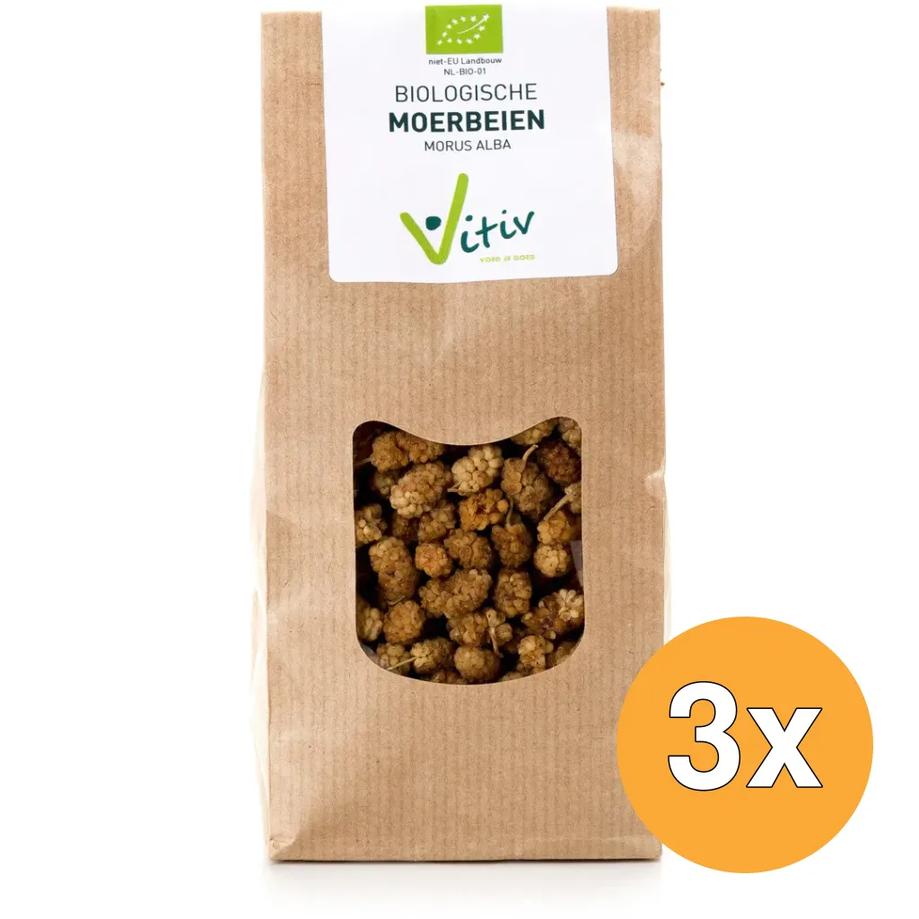 3x Vitiv Moerbeien Bio (1000 gr)