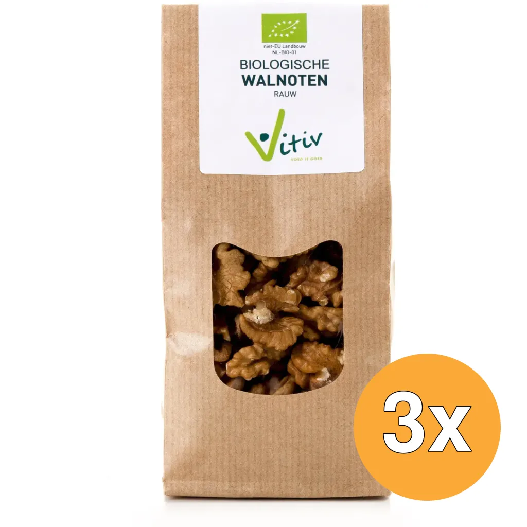 3x Vitiv Walnoten Bio (200 gr)