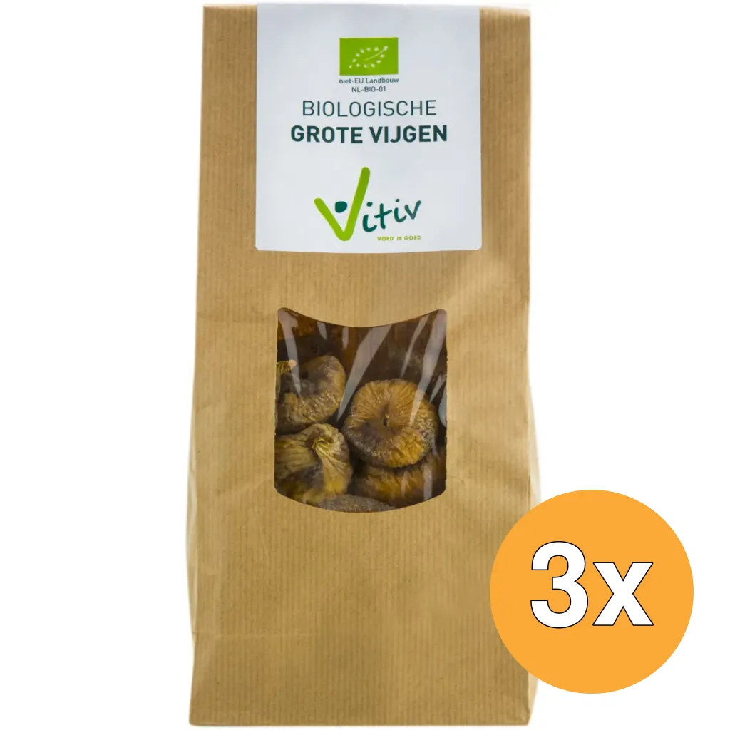 3x Vitiv Vijgen Bio (500 gr)