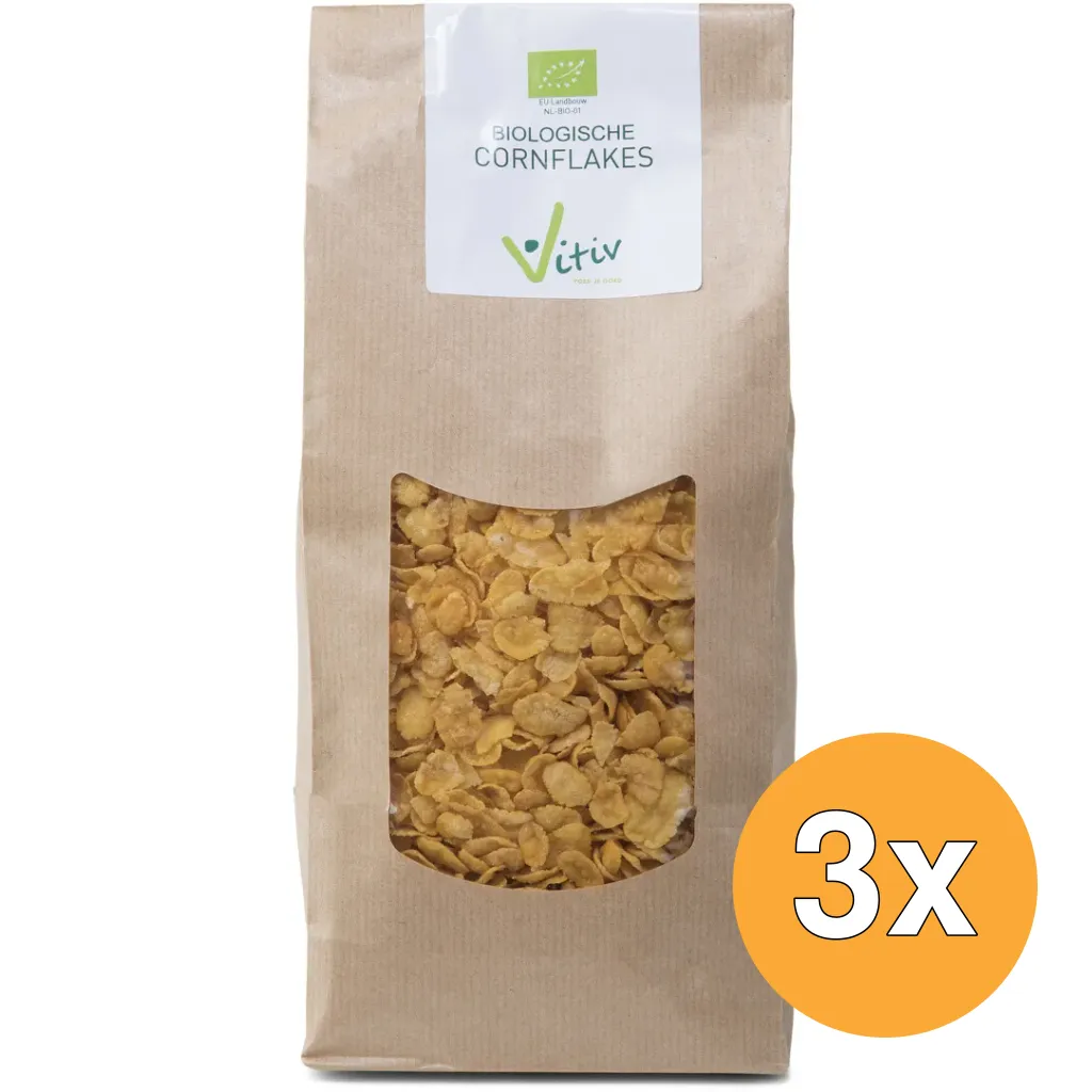 3x Vitiv Cornflakes Bio (375 gr)