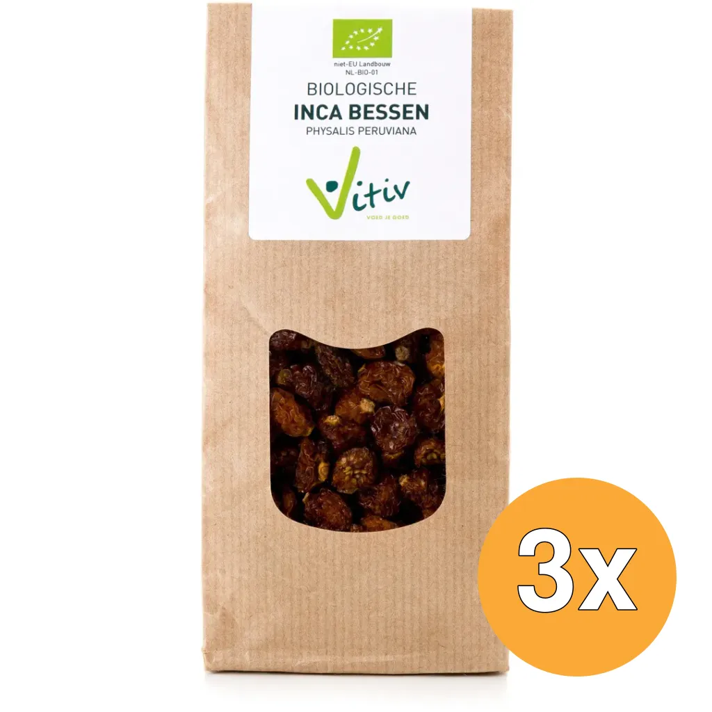 3x Vitiv Inca Bessen Bio (250 gr)