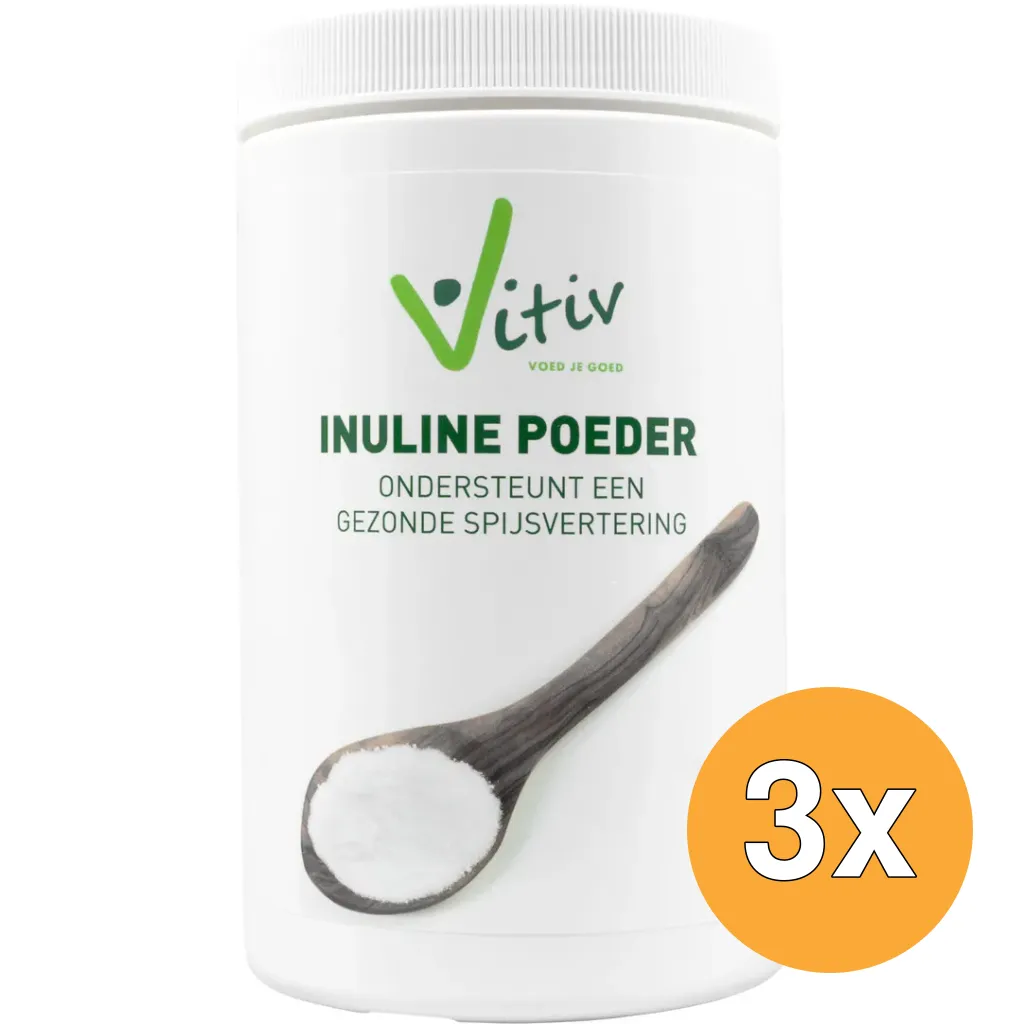 3x Vitiv Inuline Poeder (500 gr)