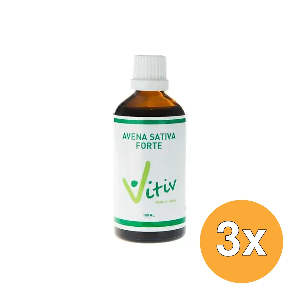 3x Vitiv Avena Sativa Forte (100 ml)
