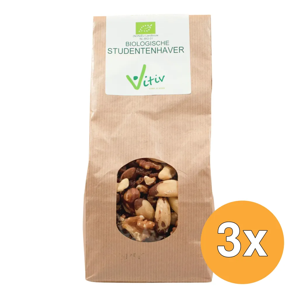 3x Vitiv Studentenhaver (250 gr)