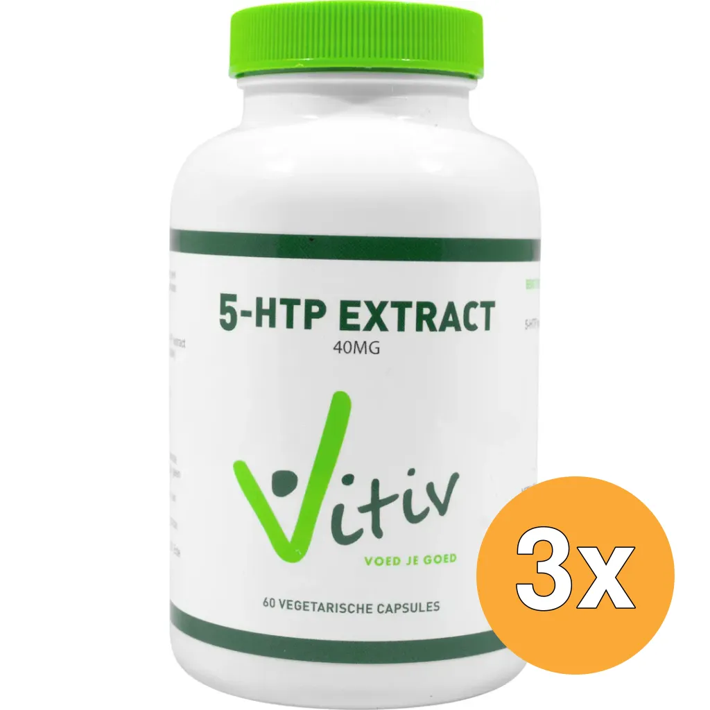 3x Vitiv 5-Htp Extract (60 vega capsules)