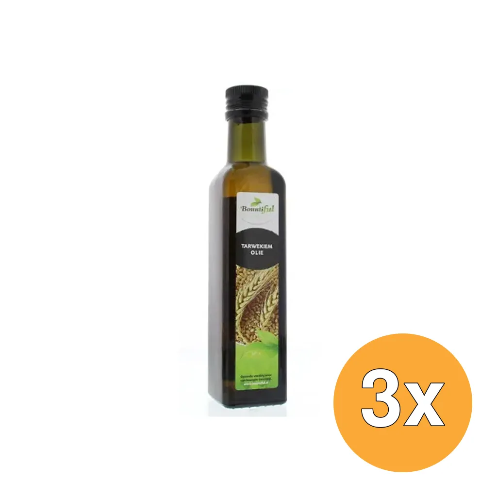 3x Bountiful Tarwekiemolie (250 ml)